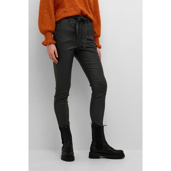 NWT CREAM Torid Faux Leather Baggy Pant - Picture 3 of 6